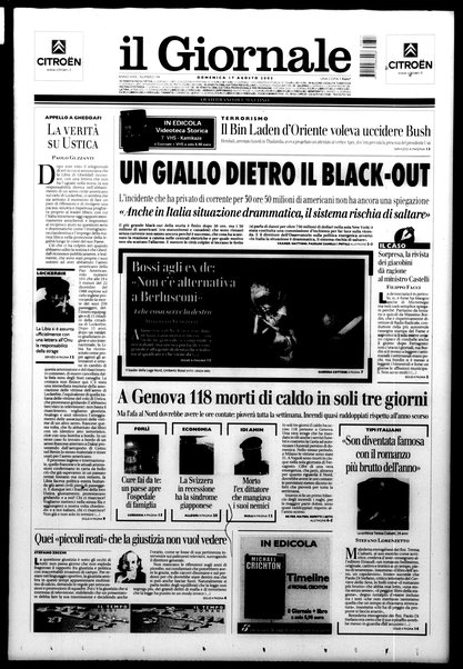 Il giornale : quotidiano del mattino